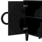 Console a 4 ante con maniglie rotonde