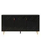 65 Modern TV Stand with Doors & Adjustable Shelves for TVs Up to 70