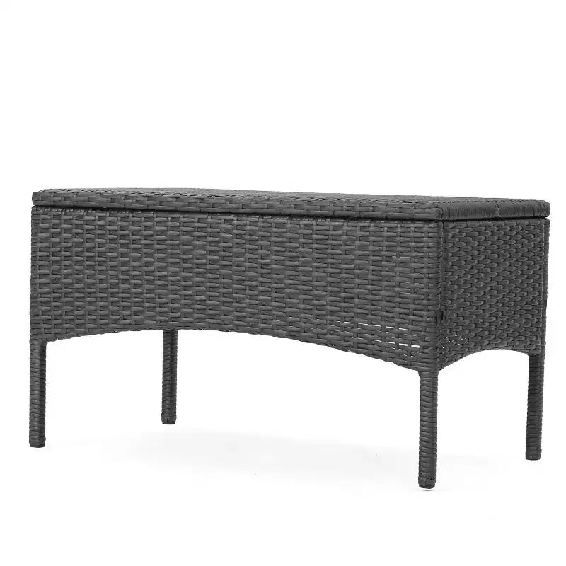 Cordoba 4pc Wicker Patio Chat Set with Cushions - Christopher Knight Home