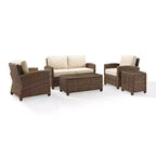 Bradenton 5pc Outdoor Wicker Conversation Set - Crosley