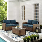 Bradenton 3pc Outdoor Wicker Seating Set - Crosley