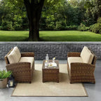 Bradenton 3pc Outdoor Wicker Seating Set - Crosley