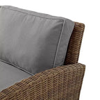 Crosley 5pc Bradenton Steel Outdoor Patio Conversation Furniture Set