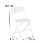 Emma and Oliver Outdoor Event/Tailgate Set with Pop Up Event Canopy with Carry Bag, Bi-Fold Table and 4 Folding Chairs