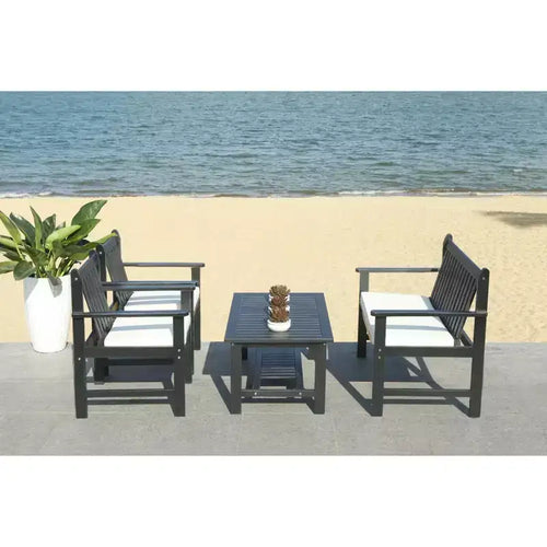 Burbanki 4-osaline terrassikomplekt - sise-/välistingimustesse - PAT7006 - Safavieh