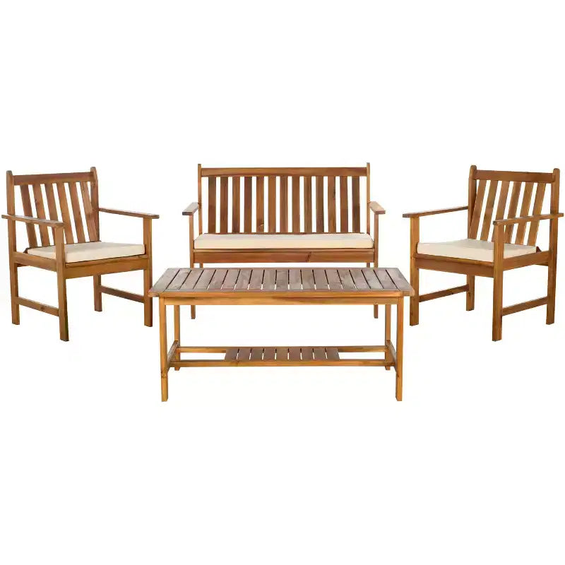 Ensemble de jardin Burbank 4 pièces - intérieur/extérieur - PAT7006 - Safavieh