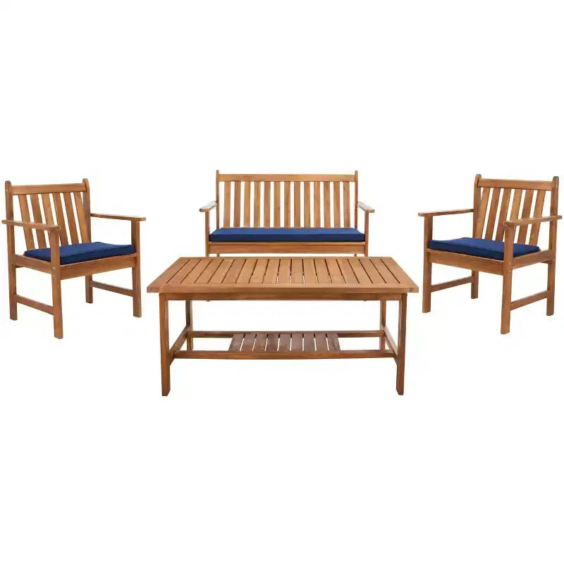 Ensemble de jardin Burbank 4 pièces - intérieur/extérieur - PAT7006 - Safavieh