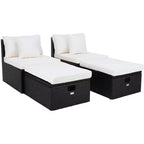 Pramla Sette & Ottoman Patio Set - Indoor/Outdoor - PAT7515 - Safavieh
