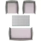 Bandele 4 Piece Living Set - Indoor/Outdoor - PAT7506 - Safavieh