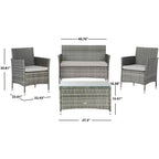 Bandele 4 Piece Living Set - Indoor/Outdoor - PAT7506 - Safavieh
