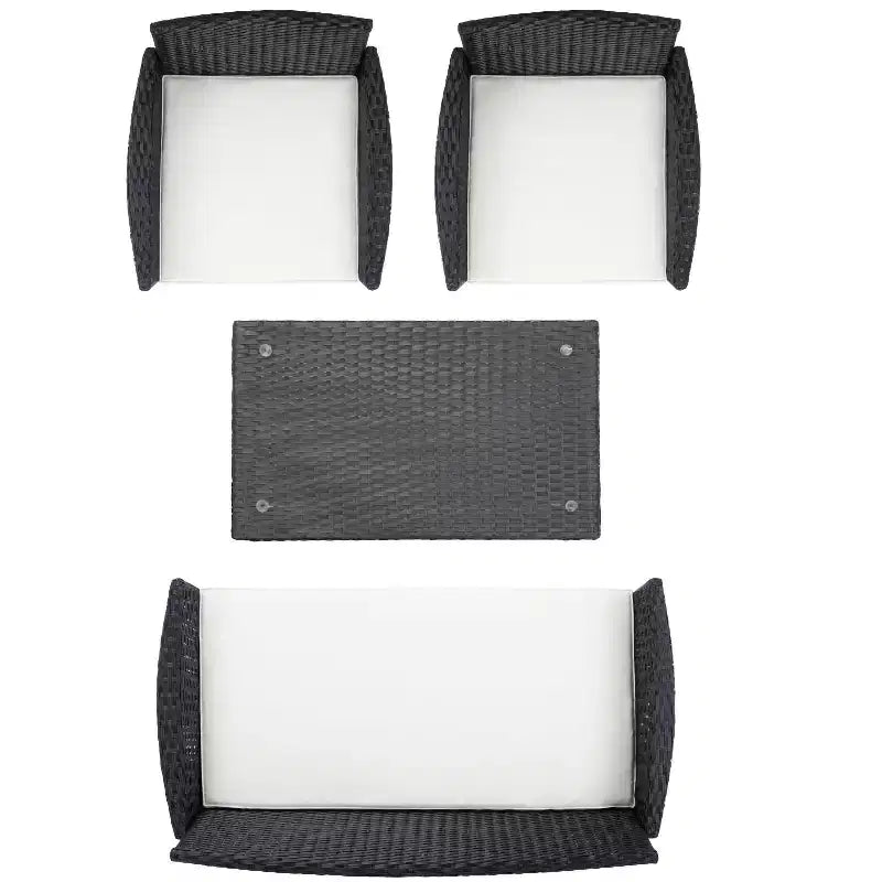 Bandele 4 Piece Living Set - Indoor/Outdoor - PAT7506 - Safavieh