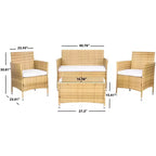 Bandele 4 Piece Living Set - Indoor/Outdoor - PAT7506 - Safavieh