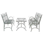 Leah 4 Piece Patio Set - Indoor/Outdoor - PAT5000 - Safavieh