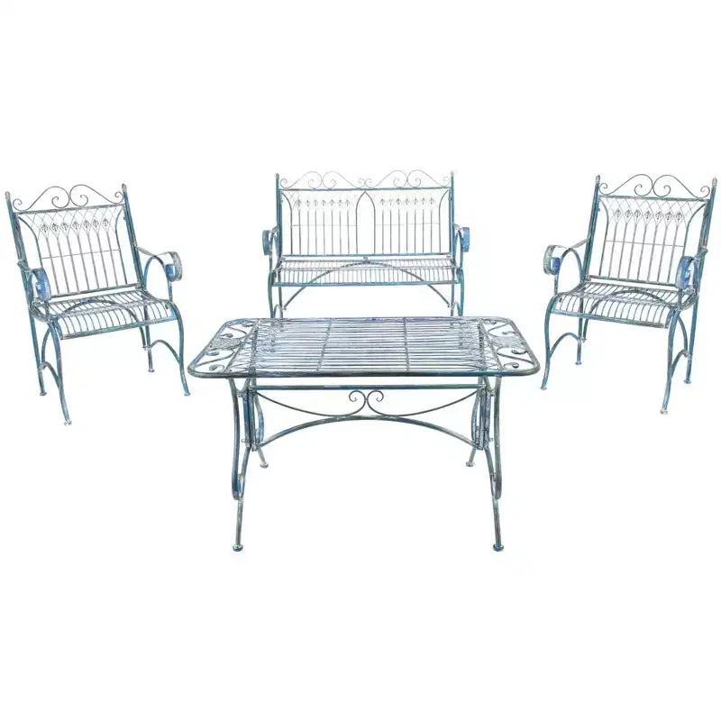 Leah 4-osaline terrassikomplekt - sise-/välistingimustesse - PAT5000 - Safavieh