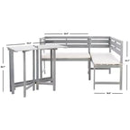 Wilton Balcony Corner Lounge - Indoor/Outdoor - PAT6754 - Safavieh