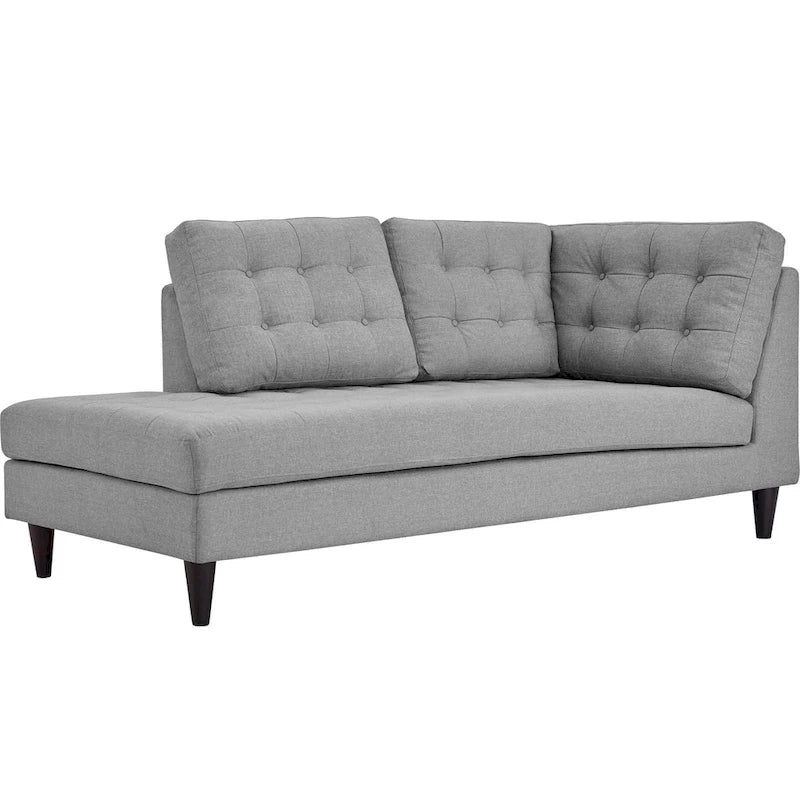 Upholstered Fabric Chaise