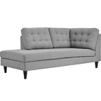 Upholstered Fabric Chaise