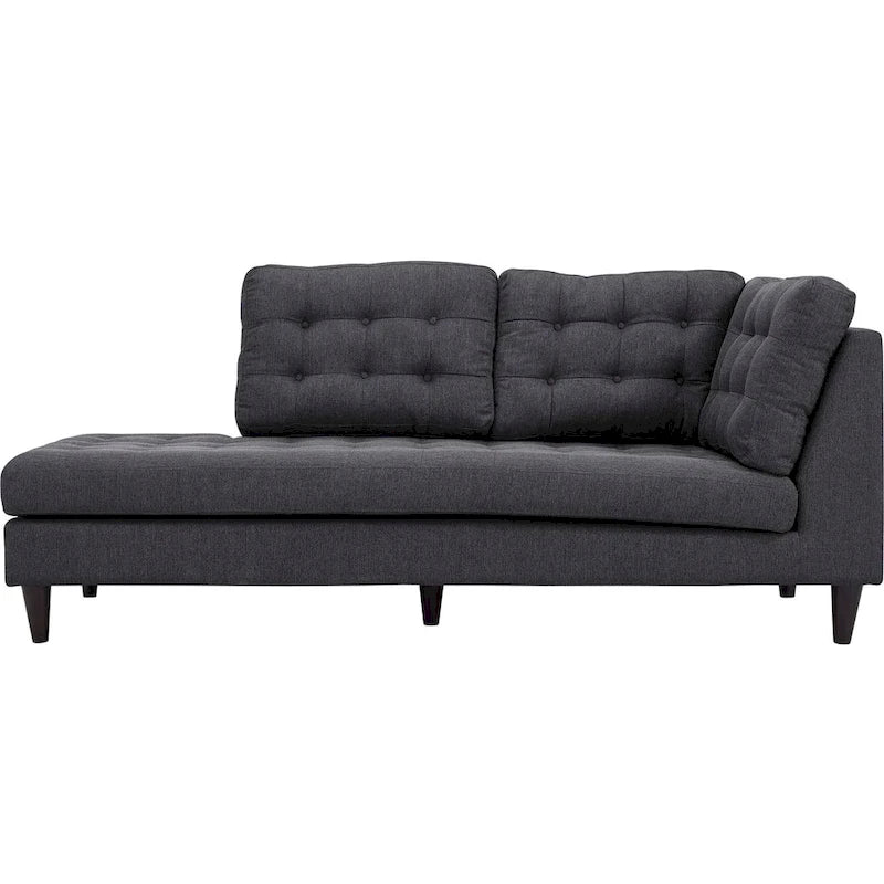 Upholstered Fabric Chaise