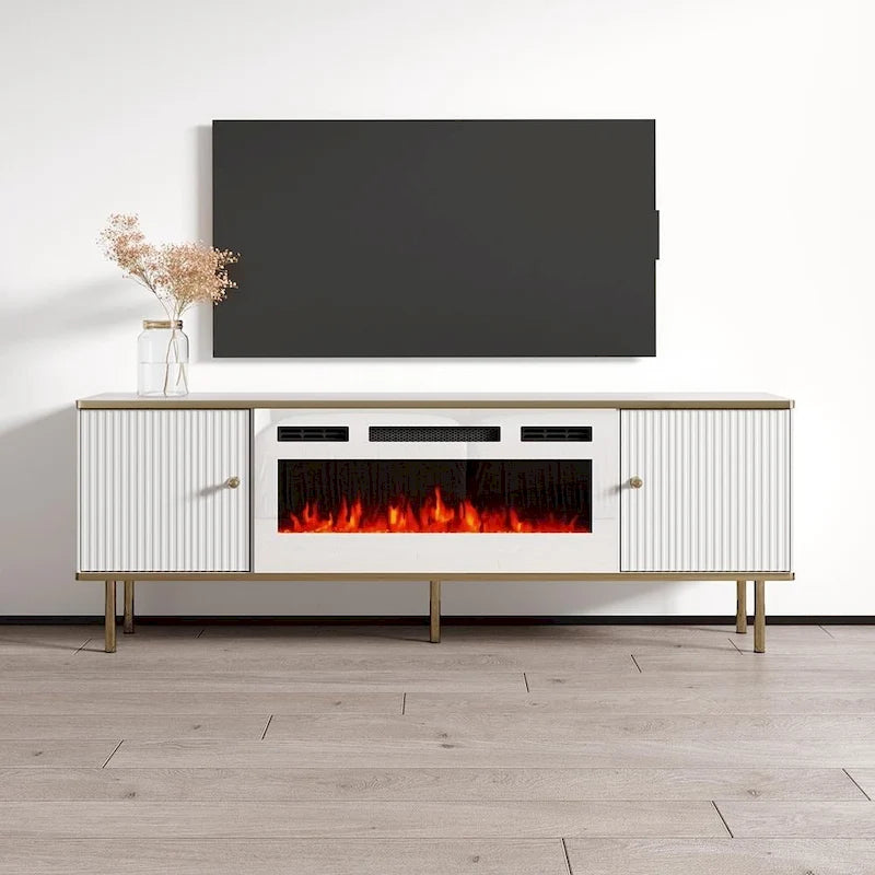 Electric Fireplace 63 TV Stand