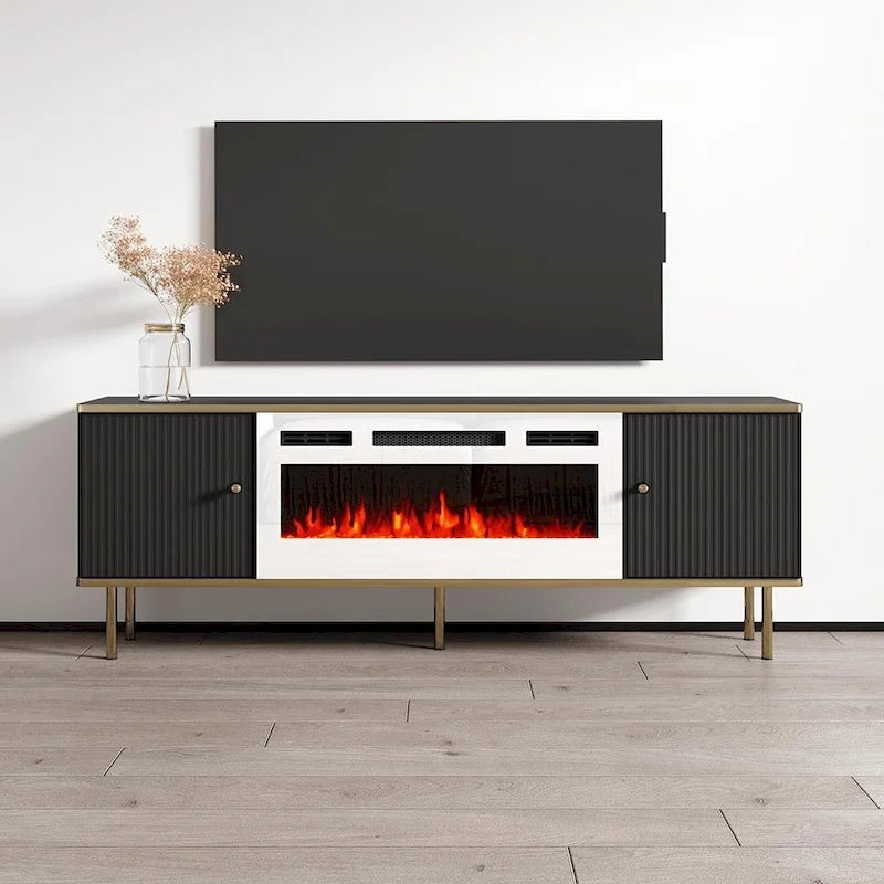 Electric Fireplace 63 TV Stand