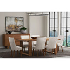 Alpine Furniture Ayala Wood Dining Table in Antique Cappuccino