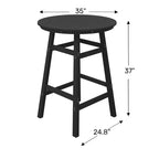 WestinTrends Malibu All Weather Hdpe Outdoor Patio Bar Height Dining Set (5-Piece)