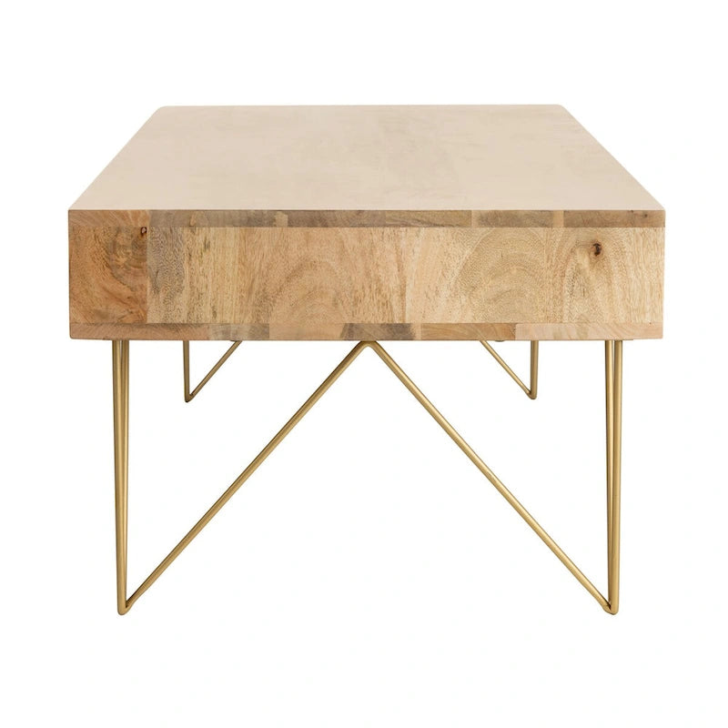 1-Drawer 1-Shelf Living Room Coffee Table - 43 W x 21.6 L x 16 H - 43Wx22Dx16H