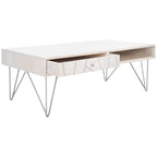 1-Drawer 1-Shelf Living Room Coffee Table - 43 W x 21.6 L x 16 H - 43Wx22Dx16H