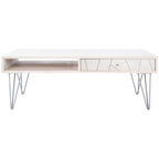 1-Drawer 1-Shelf Living Room Coffee Table - 43 W x 21.6 L x 16 H - 43Wx22Dx16H