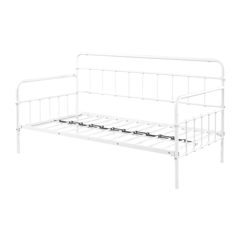 Tagesbett mit Metallgestell und Ausziehbett