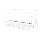 Tagesbett mit Metallgestell und Ausziehbett