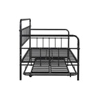 Tagesbett mit Metallgestell und Ausziehbett