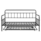 Tagesbett mit Metallgestell und Ausziehbett