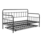Tagesbett mit Metallgestell und Ausziehbett