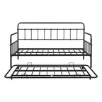 Tagesbett mit Metallgestell und Ausziehbett
