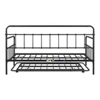 Tagesbett mit Metallgestell und Ausziehbett