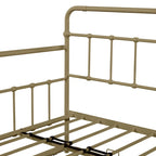 Tagesbett mit Metallgestell und Ausziehbett