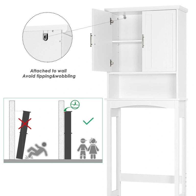 Mobiletto salvaspazio da bagno - 9.37P x 23.62L x 62.2A