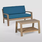 4pc Grenada Acacia Patio Chat Set - Christopher Knight Home