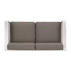 Cape Coral 5pc Aluminum and MGO Seating Set with Fire Table - Christopher Knight Home